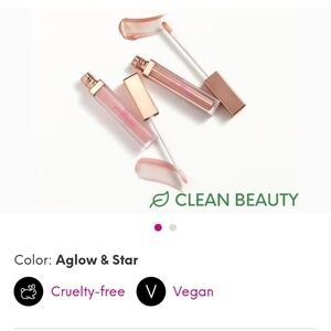Pink Lipps Lip Gloss Duo color Aglow/Star 3.5 ml x 2